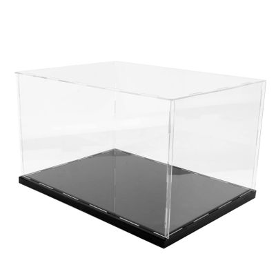 Cabilock Dust Case Cover Collectible 35x25x20cm Acrylic Display Case for Display Boxes