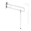 NEWCES Grab Bars Handle Safety Support Hand Rails Bathroom Handrail Folding Non-Slip Grab Bar Bathroom Safety Grab Bar Support Armrest Women Elderly and Children Bath Handrail/Rust/White/Yellow view 1