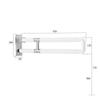 Grab Bars Handle Safety Support Hand Rails Shower Grab Bar 304 Stainless Steel Elderly Disabled Pregnant Women Safety Non-slip Accessible Bathroom Handrails Bathtub Shower Toilet Bathroom Kitch ( Colo view 2
