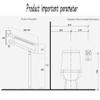 NEWCES Grab Bars Handle Safety Support Hand Rails Grab Bar Bathroom Handrail - Safety Handle Grab Rails Safety Handrail Bathtub Shower Non-Slip Handle Elderly Children with Disabilities view 3