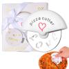 12 slice Pizza Cutter suitable for wedding gifts love used for baby showers and wedding gifts, bridal shower party gifts, souvenirs or decorations view 1