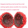 HomeABC 10 Inch Artificial Romantic Rose Flower Ball for Home Outdoor Wedding Party Centerpieces Decorations, 10 Pack, White view 3