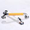 Grab Bars Handle Safety Support Hand Rails Grab Bar for Bathroom and Shower-15 19 23 27 31inch White and Yellow Bathroom Safety Stainless Steel Handle Elderly Disabled Kids Gravida Bathroom Handrail ( view 1