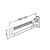 Grab Bars Handle Safety Support Hand Rails 29.5 Inches Shower Grab Bar 304 Stainless Steel Elderly Disabled Pregnant Women Safety Non-slip Accessible Bathroom Handrails Bathtub Shower Toilet Bat ( Col view 2