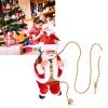 Santa Climbing The Bead Curtain, Christmas Decorations, Climbing Santa, Christmas Tree Pendants, Indoor Outdoor Hanging Christmas Innovate Decoration for Home Decor Christmas Tree view 3