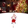 Santa Climbing The Bead Curtain, Christmas Decorations, Climbing Santa, Christmas Tree Pendants, Indoor Outdoor Hanging Christmas Innovate Decoration for Home Decor Christmas Tree view 4