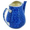 Polmedia Polish Pottery Watering Can - Deep Into The Blue Sea Pattern Handmade in Boleslawiec Poland by Ceramika Artystyczna + Certificate of Authenticity view 2