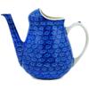 Polmedia Polish Pottery Watering Can - Deep Into The Blue Sea Pattern Handmade in Boleslawiec Poland by Ceramika Artystyczna + Certificate of Authenticity view 3