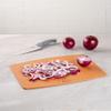 Restaurantware Nature Tek 17.3 x 12.8 Inch Chopboard 1 Double-Sided Cutting Board - Durable Withstands Temperatures up to 350F Kraft Wood Fiber Cutting Board Dishwashable With Thumb Hole view 4