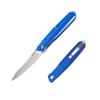 REALSTEEL G5-Metamorph MK.II Folding Pocket Knife, Liner Lock, 3.62" 14C28N Satin Blade, Front Flipper, G10 Handle, 2.92oz, Deep-carry Pocket Clip, EDC, Gifts for Men Camping Hiking(Intense Blue) view 1