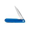 REALSTEEL G5-Metamorph MK.II Folding Pocket Knife, Liner Lock, 3.62" 14C28N Satin Blade, Front Flipper, G10 Handle, 2.92oz, Deep-carry Pocket Clip, EDC, Gifts for Men Camping Hiking(Intense Blue) view 2