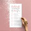 Your Main Event Prints 25 White Bachelorette Scavenger Hunt Party Games, Drinking Game and Dares, Fun Novelty Cards for Girls Night Out view 3
