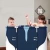 Hand-held bathtub P-foldable folding Soaking bathtub Portable foldable Separate family bathroom for adults SPA Shower freestanding Hot tub Hot foam thickened insulated view 3