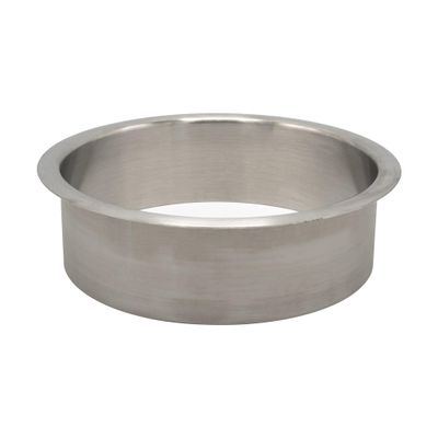 Outwater 6" (Nominal) Diameter x 2" Height 304 Stainless Steel Trash Grommets for Countertop Inserted Trash Chutes