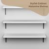 B&B HARDWARE Cabinet Shelves - 3/4'' Thick - Custom Organize Space with Stylish Shelves - Perfect Solution for Home & Office - Melamine Shelves Cut to Order (14" Depth X 30'' Inches Length) view 3