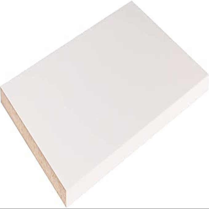 B&B HARDWARE Cabinet Shelves - 3/4'' Thick - Custom Organize Space with Stylish Shelves - Perfect Solution for Home & Office - Melamine Shelves Cut to Order (10" Depth X 30'' Inches Length)
