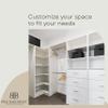 B&B HARDWARE Cabinet Shelves - 3/4'' Thick - Custom Organize Space with Stylish Shelves - Perfect Solution for Home & Office - Melamine Shelves Cut to Order (16" Depth X 20'' Inches Length) view 3