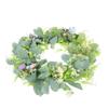 Amosfun Artificial Easter Wreath Eggs and Berries Seasonal Decor for Front Door Window Wall for Easter Parties and Spring Celebrations view 1