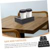 2 Piece Takeout Cup Tray with Multiple Compartments for Drinks view 3