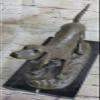 EUROPEAN BRONZE Black Tan Blue Hound Military Hunting Dog SAR Bloodhound Bronze Marble Statue Decorative Handmade Gift view 3