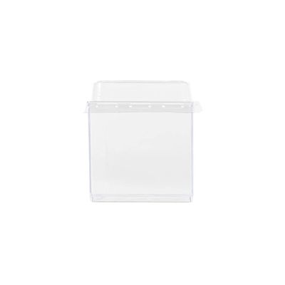 EcoQuality 2 oz Small Square Clear Plastic Dessert Cups with Domed Lids - Disposable Square Treat Candy Boxes with Lids - Dessert Tumbler Cup, Appetizers, Puddings, Tiramisu, Yogurt, Mousse (192 PACK)