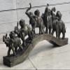 EUROPEAN BRONZE Elephant Carry Money Sign of Wealth and Good Fortune Bronze Sculpture Statue Decorative Handmade Gift view 1