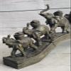 EUROPEAN BRONZE Elephant Carry Money Sign of Wealth and Good Fortune Bronze Sculpture Statue Decorative Handmade Gift view 3