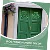 Gogogmee 2pcs Patrick's Day Iron Frame Wreath Making Kit Shaped Craft Hoops for Hanging Decor Party Supplies and Dream Catcher Projects view 2