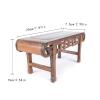BONAD Wooden Decoration Wooden Base Bracket Solid Wood Stone Buddha Base Teapot Vase Wooden Tray view 2