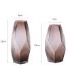 DYPASA Vase Modern Minimalist Geometric Creative Glass vase Ornaments Water Flowers Tulips Living Room Desktop Flower Arrangement Decoration Flower Vase (Size : CH) view 2