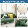 ALABOW Couch Covers Sectional L Shape Sofa Cover Pure Color Dutch Velvet Couch Cover 3 2 4 1 Seater Nordic Modern Sofa Slipcover Quilted Non-Slip Furniture Protector(#18,70x150cm) view 3