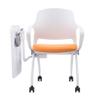2 Pcs Durable Training Folding Chair,Adult Chair with Armrests,Metal Office ChairSimple Backrest Chair, for Home Office Metal Folding Stools view 3