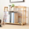 SUNESA Bookshelf Desktop Organizer Office Storage Rack Wood Display Shelf Office Storage Rack Small Bookshelf Modern Book Shelf for Bedroom Bookcases view 2