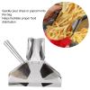Popcorn Scoop, Stainless Steel French Fry Scooper Scoop, Quick Fill Tool for Food Bags & Boxes, French Fries Shovel, French Fry Bagger Scooper for French Fries, Snacks, Ice view 2