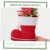 ULDIGI Faux Fur Material Hat White Fake Fur Poncho Hat Perfect for Christmas Decor DIY Projects view 4