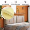 ZZYK Headboard Bed Backrest Wall Pillows Large Wedge Cushion Lumbar Positioning Support Pad Daybed Pillow with Removable Headboard Slipcover,Navy,Straps 78.7"/200cm view 4
