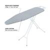Ironing Board Cover and Pad Standard Size 15 x 54,3 Pairs of Hook and Loop Fastener Straps,Elastic Edges,Cotton Iron Board Cover with Scorch Resistant Thick Padding (Pattern G) view 3