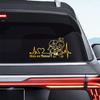 Dreothy Kids on Board Vinyl Stickers for Cars, Funny Boy and Girl Baby Safety Sign Decal Cars Trucks Vans Walls Window Bumper Stickers (Brushed Gold) view 1
