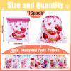 Kacctyen 16 Pcs Candyland Party Favors Goodie Bags, Polyester Drawstring Gift Bags with Stickers Candyland Themed Backpack Birthday Baby Shower Party Supplies view 2
