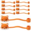 10pcs Cartoon Silicone Straw Caps Reusable Cute Drinking Straw Covers for Parties Travel and Home Use for Boys and Girls and Adults Easy to Carry and Use view 1