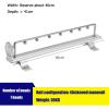 Pull Out Clothes Hanger Rail for Closet, Adjustable Closet Rod Pull Out Closet Valet Rod Top Mount Heavy Duty Retractable Wardrobe Clothes Rail (Color : 40cm) view 2