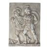 Ancient Greek Warriors Wall Tablet Bass Relief Terracotta Sculpture Home Decor view 1
