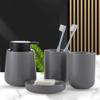 FEMUN,Bathroom Accessories Set,Bathroom ser,Bathroom Accessories Sets Complete,Bathroom Accessories-Suitable for bathrooms,Hotels, Including Liquid Bottles,soap Dishes,mouthwash Cups,Toothbrush Cups view 3