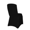 6 Pack Square Top Stretch Spandex Banquet Chair Covers (Black) view 1