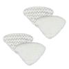 Carkio 4 Pieces Steam Mop Pads Replacement Compatible with Bissell PowerEdge and PowerForce Lift-Off Steam Mop 2078, 2165, 20781 Series (2 Soft + 2 Scrubby) view 1