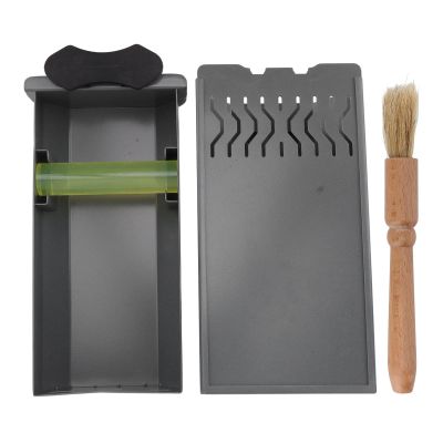 Kuuleyn Espresso Knock Box Drawer,Coffee Knock Box,Knock Box Drawer Coffee Grounds Stainless Steel Detachable Anti Slip Feet Coffee Ground Knock Container(Grey)