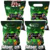 Funrous 50 Pcs Video Game Party Favors Bags, Bulk Plastic Game Candy Gift Bags for Loot Treat Goodie Party Favor, Video Gamer Themed Birthday Supplies Mining Pixel Decorations 6.7 x 9.8 Inch view 1