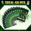 Funrous 50 Pcs Video Game Party Favors Bags, Bulk Plastic Game Candy Gift Bags for Loot Treat Goodie Party Favor, Video Gamer Themed Birthday Supplies Mining Pixel Decorations 6.7 x 9.8 Inch view 2
