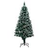 CUMYZO Artificial Christmas Tree with Pine Cones and White Snow 6 ft 6.8kg/14.96ib Christmas Trees view 2