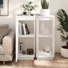 CUMYZO Sideboards 2 pcs White 12.4"x13.4"x29.5" Solid Wood Pine 14.95kg/32.89ib Buffets & Sideboards view 4